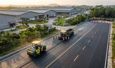 harga aspal per m2 untuk proyek pengaspalan kawasan industri