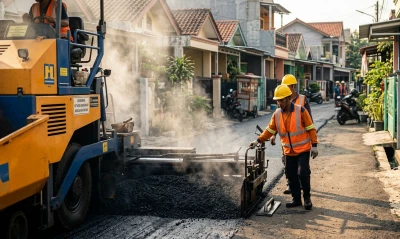 harga aspal per m2 proses pengaspalan jalan perumahan